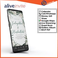 Kad Kahwin Digital Alive Invite/Digital Invitation/Akikah Digital Invitation/Event Digital Card/RSVP