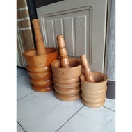 KAYU Wood Mortar & Pestle/Medicinal Collision/Seasoning Collision/Wood Mortar