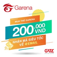 [HCM][Flash Sale] Thẻ Garena 200.000 - nhận mã SIÊU TỐC qua EMAIL