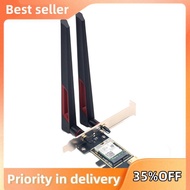 RTL8852BE WIreless WIFI6 Card with 10DB Antenna AX1800 802.11ax BT5.2 PCI-E Wireless Wlan Dual Band 