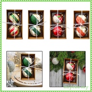 [IniyexaMY] 2 Christmas Baubles, Christmas Tree Hanging Baubles, DIY, Lightweight Baubles, Decoratio