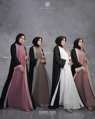 Agen / Gamis / Gamis Nadheera Terbaru 2023 Delmore Abaya / Gamis Terbaru Lebaran 2023 Delmore Abaya