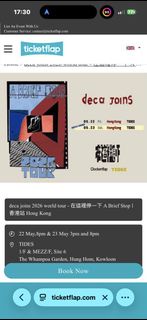 放一張deca joins 23/5 8pm 地下standing