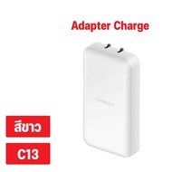 Eloop by Orsen C13 GaN หัวชาร์จเร็ว 2 พอร์ต PD 65W QC 3.0 Adapter อแดปเตอร์ หัวชาร์จ Type C Notebook