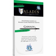 Gawain Card Sleeves by Paladin (57 x 89 mm, Standard American, 55 sleeves per pack, 90 microns)