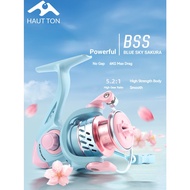 Macaron spinning reel Shallow/Deep spool No Gap bait casting reel Sakura pink Reel Fishing reel Mesin pancing Reel spinning Spinning reel Spining reel Mesin Pancing