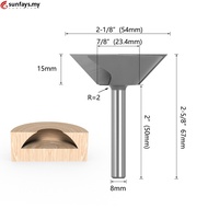 【S-HOT】8mm Shank Dovetail Joint Bottom Cleaning Router Bit Engraving Bit Milling Cutter
