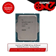 Intel Core i7 14700K 20-Core, 28-Thread Desktop Processor - No Fan (Tray)