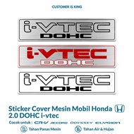 MESIN Sticker 2.0 DOHC i-VTEC Engine Cover CRV Accord Odyssey Elysion Honda Accessories