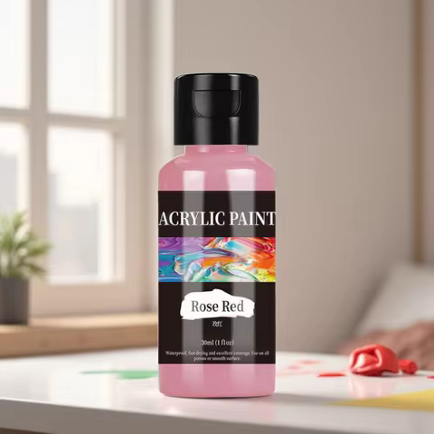 24 Colour Acrylic Paint Colors Bottled Acrylic Paint Set Paint For Fabric Clothing Painting Rich For