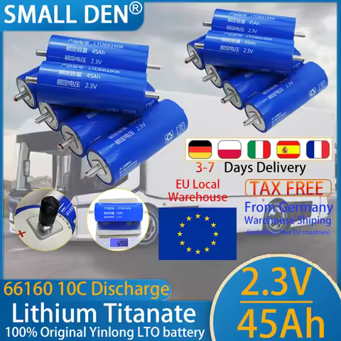 2.3V 45Ah battery 100% original Yinlong LTO66160 10C discharge DIY 12V 24V low temperature resistant