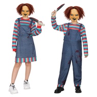Chucky Costume for Kids Halloween Childs Ghost Costume Toddler Cospaly Outfit