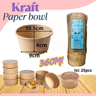 Brown kraft paper bowl/rice bowl craft brown paper bowl