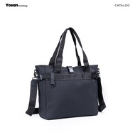 CAGHO I Yosan Totebag Black I Slingbag Pria l Ransel Backpack I Totebag Anti Air I Tas Selempang