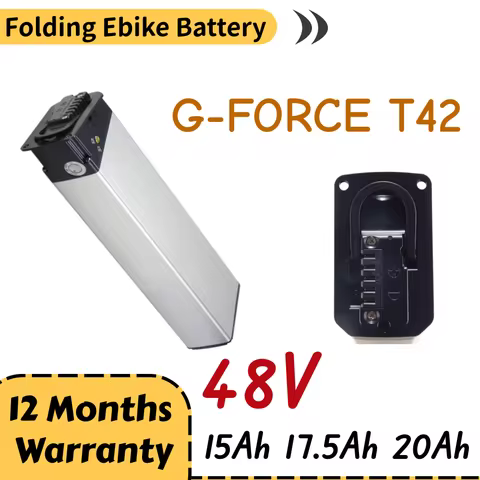 G-FORCE T42 Mate X Li Ion 48V 15Ah 17.5Ah 20Ah Battery for ALX-108-01 5pin Battery for 500W 750W 100