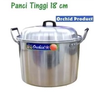 ORCHID STOCK POT 18 CM PANCi TiNGGi ALUMiNiUM