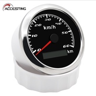 85mm 30KM/60KM/120KM/200KM GPS Speedometer Kilometer Gauge Waterproof with LED Backlight for Motorcy