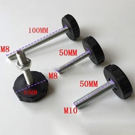 2-10pcs M8 M10 Adjustable Screw Feet Furniture Office Chair Table Adjustable Legs Anti-Slip Feet