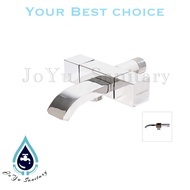 SQUARE Branch faucet 4002C - double water faucet 1/ 2 inch minimalist shower thick double rectangula