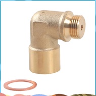 M18x1.5 90 Degree Oxygen Sensor Extender Brass Oxygen Sensor Spacer O2 Sensor Adapter Oxygen Sensor 