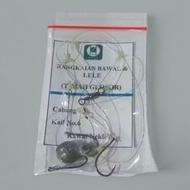 Neklin Hook Network 3 Tin Glosor Fishing Hook Network for Pomfret