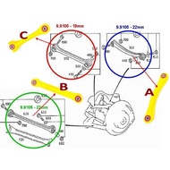 Mercedes Benz W140, W201, W202, W203, W124, W208, W209, W210. Rear Suspension Polyurethane Bushing W