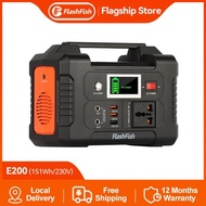 FLASHFISH E200 PORTABLE POWER STATION POWER DAYA BERKEMAH BANK BATERA - DREAMS WOOD