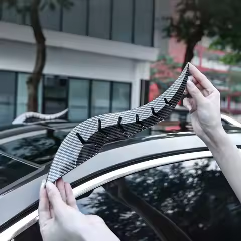 2Pcs Personalized Universal Car 3D Dragon Horn Roof Decoration Creative & Cool Car Exterior Accessor