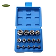 14PCS Female E Star Torx Socket Set E4-E24 E-Torx External Hex Socket Insert Nut