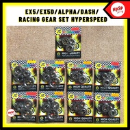 GEAR EX5 EX5D ALPHA DASH: RACING GEAR SET HYPERSPEED HPSP RACING