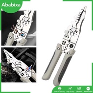 [Ababixa] Wire Hand Tool,Multipurpose ,Wiring Tool Electrician Plier Cable Wire Strippings Tool for Crimping, Winding