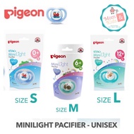 PIGEON MINI LIGHT PACIFIER SIZE SML | PIGEON SILICONE PACIFIER | Baby Pacifier