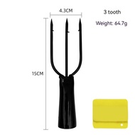 3/4/5 Prong Fish Spear Barbed Stainless Steel Tine Fishing Harpoon Large Fish in Rivers and Lakes Ic