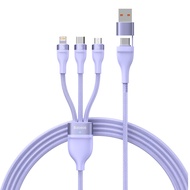 Baseus สายชาร์จเร็ว รุ่น Flash Series Ⅱ Fast Charging Data Cable แบบ USB to Micro USB+Lightning+Typ