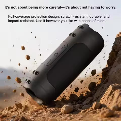 Silicone Cover Case for JBL FLIP7 Portable Bluetooth-Compatible Speaker,Portable Travel Protective C