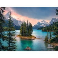 Ravensburger - Spirit Island, Canada - 2000 Piece Jigsaw Puzzle - Feature Stunning Mountains