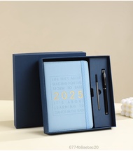 2025 Daily Planner Notebook นัดหมายรายวัน Book Planner สำหรับของขวัญวันเกิดของขวัญปีใหม่ JS-015-TH