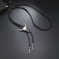 BRUCE1 Men Necklace, Ethnic Style Copper Ox Head Pendant Necklace, Personality Hip Hop Jewelry Acces