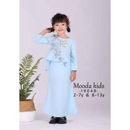 🌺2022 RAYA🌺 11y BABY BLUE BAJU KURUNG KEDAH MODEN BUDAK