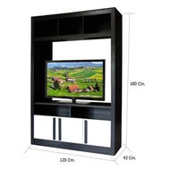 ส่งฟรี! ตู้วางทีวี ชั้นวางทีวี ขนาดใหญ่ 120 ซม. วางทีวี 50 นิ้วได้ รุ่น HT1201