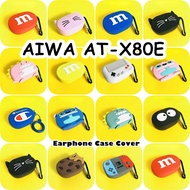 【imamura】For AIWA AT-X80E Case Casing Soft Silicone Creative Cartoon Earphone Case Cover