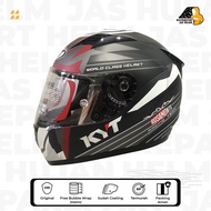 Helm KYT R10 Race Edition #3 Rosamonte Gunmetal