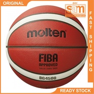 Bola Keranjang Molten B6G4500 Synthetic Leather Competition Basketball Size 6