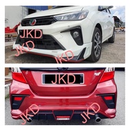 PERODUA BEZZA 2020 CAR BODYKIT DRIVE 68/D68/DRIVE68 WITH EMBLEM FRONT SKRIT LIP REAR SKIRT LIP HIGH QUALITY ABS MATERIAL