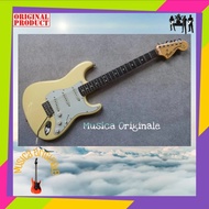 Fender Artist Yngwie Malmsteen Stratocaster Guitar, Scalloped White