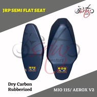 SRTW JRP Semi Flat Seat Dry Carbon Rubberized Mio Soul/Soulty/Mio 115/AEROX V2