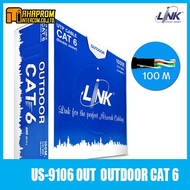 สายแลน Outdoor CAT6 UTP Cable 100 เมตร LINK (US-9106OUT-1) สินค้ามีประกัน