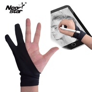 Stylus Gloves Two Finger Glove Graphics Drawing Artist L / Palm Rejection Glove Stylus Gloves tablet