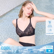 Wacoal Curve Diva บราไร้โครงเก็บกระชับ สาวคัพใหญ่ รุ่น WB7550/WQ1541 สีดำ (BL)