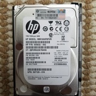 HP 1TB 7200rpm SAS 2.5寸 硬碟